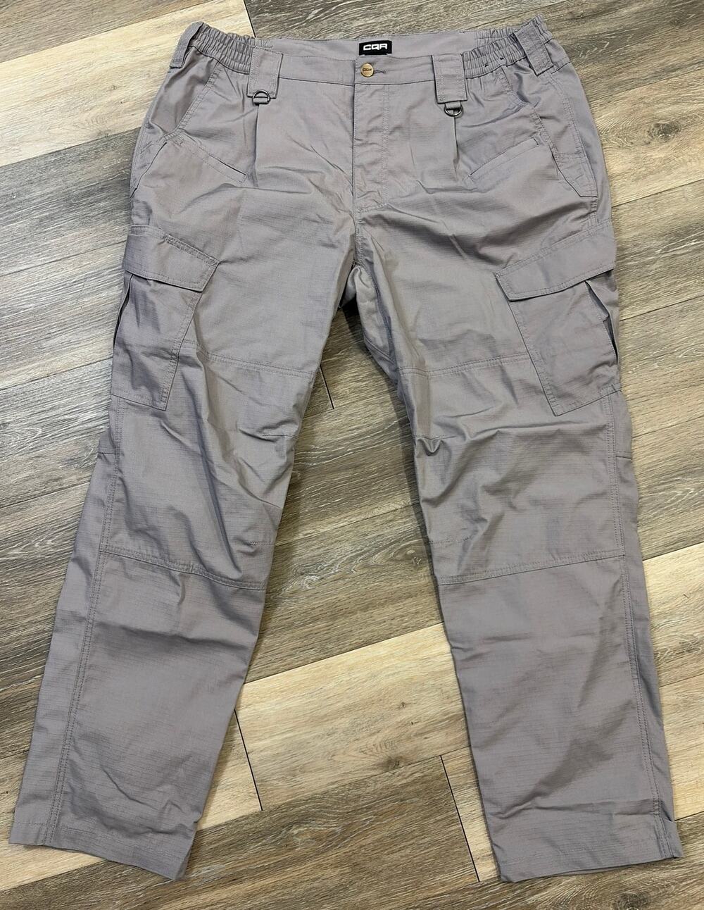 CQR Tactical Cargo Pants Men’s 40x32 Utility Outdoor Workwear Gray
